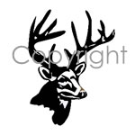 Buck Head Decal