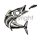 Wahoo Decal