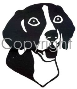 Beagle Head Decal
