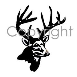 Buck Head Decal
