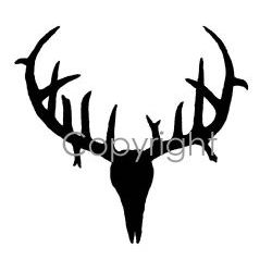 European Skull Decal