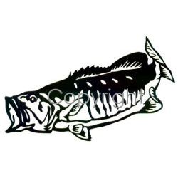 Small mouth bass Decal