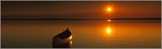 Canoe Sunrise - Clearvue Rear Window Graphic