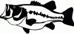 Large Mouth Bass Decal