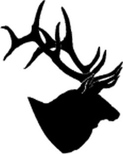 Elk Head Decal