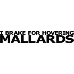 Hovering Mallards Decal