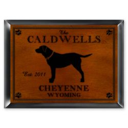 Labrador Traditional Cabin Sign - Personalized