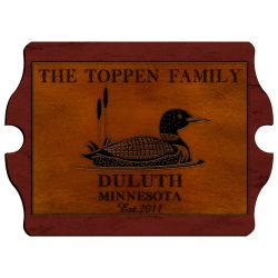 Loon Vintage Cabin Sign - Personalized
