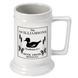 Wood Duck Stein - Personalized