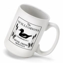 Wood Duck Coffee Mug - Personalized