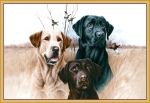 Great Hunting Dogs Labs Area Rug