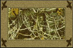 Realtree Max 4 Solid Border Area Rug