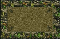 Realtree Hardwoods Green Solid Center Area Rug