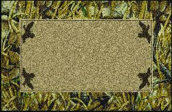 Realtree Wetlands Solid Center Area Rug