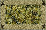 Realtree Wetlands Solid Border Area Rug