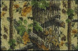 Realtree X-tra Brown Solid Camo Area Rug