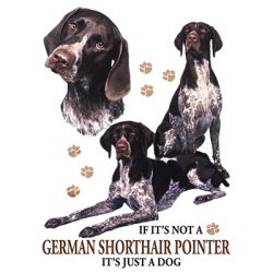 German Shorthair Collage Ladies Tee