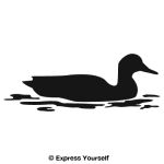 Mallard in Water Decal