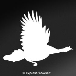 Turkey in Flight Decal