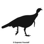 Turkey Trot Wall Decal