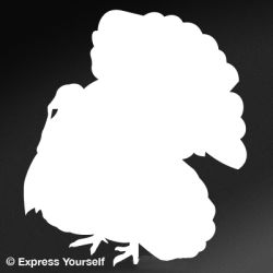 Turkey Profile Decal