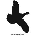 Flushed Partridge Wall Decal