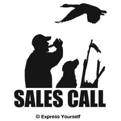 Sales Call Goose Decal