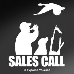 Sales Call Goose Decal