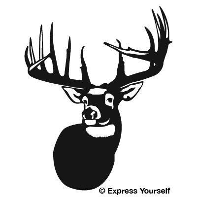 The Legend Whitetail Deer Big Game Decal