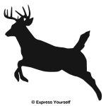 Runnin' Buck Decal