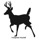 Whitetail Flaggin' Decal