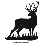 Mule Deer Buck Wall Decal