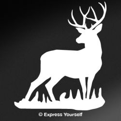 Mule Deer Buck Decal