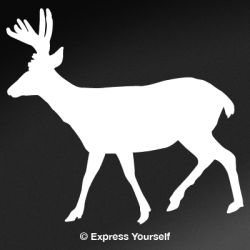 Mule Deer in Velvet Decal