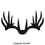 Nice Rack 6 Deer Decal