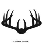 Nice Rack 3 Deer Decal