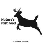 Nature's Fast Food Whitetail Deer Decal
