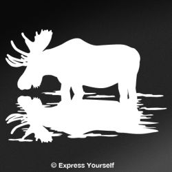 Moose Reflections Decal