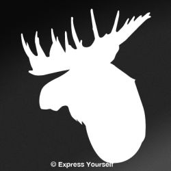 Moose Profile Decal