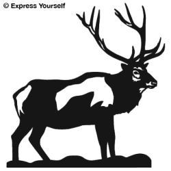 Bull Elk Decal