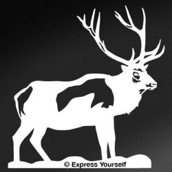 Bull Elk Decal