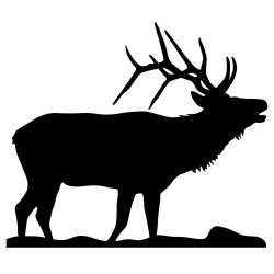 Bugling Elk Wall Decal