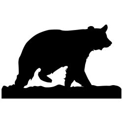 Ramblin' On Bear Wall Decal