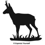 Pronghorn Antelope Wall Decal