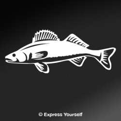 Detailed Walleye Decal