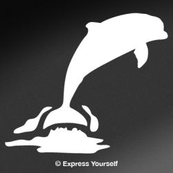 Dolphin Jumping Decal