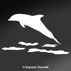 Leaping Dolphin Decal
