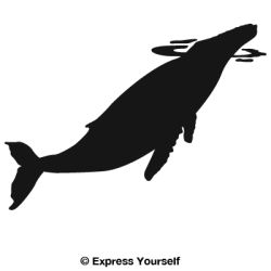 At the Surface Whale Decal