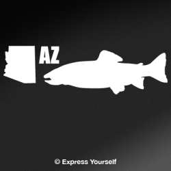 AZ Apache Trout State Fish Decal