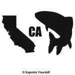 CA Golden Trout State Fish Decal